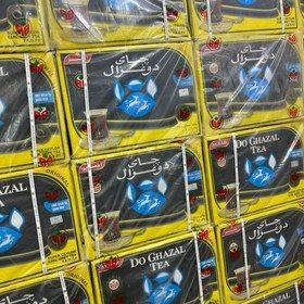 چای دو‌غزال عطری شیر نشان وارداتی کارتن ۲۴ عددی(۵۰۰ گرم)