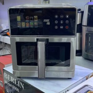 سرخکن بدون روغن برلین 8 لیتری  تمام استیل مدل 960B